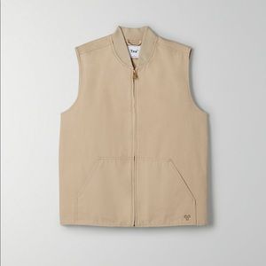 Aritzia TNA Ferris vest - cream and black (unreleased colour)